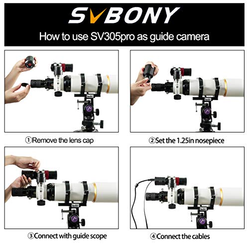 Svbony Sv305 Pro Telescope Camera, 2Mp Usb3.0 Astronomy Camera, 1.25Inch Astronomy Guiding Camera, Telescope Eyepieces For Astrophotography #TOP5