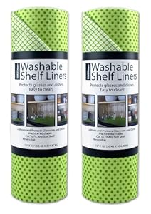 DII 5422 Green Polka Dot Shelf Liners