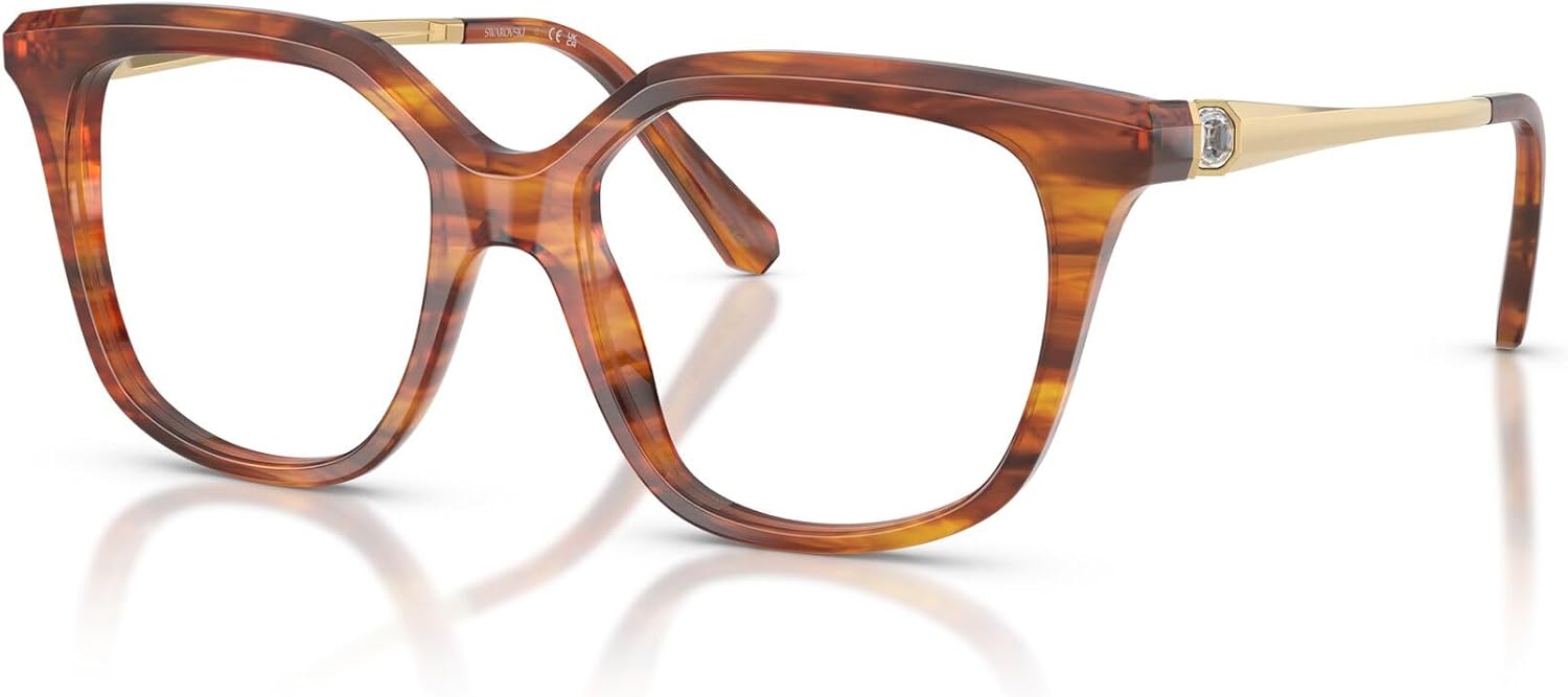 Swarovski womens Sk2059 Square Prescription Eyewear Frames