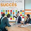 ATWAM 120 Étiquettes Magnétiques Effaçables 75x25mm - 6 Couleurs Pour Tableau Blanc Scrum Kanban