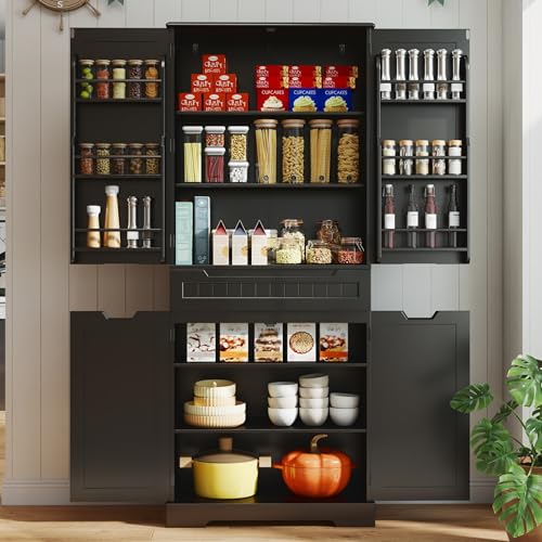 Gizoon 71' Tall Kitchen Pantry Cabinet with Doors...