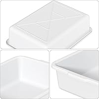 Vista 3 de Readsky Caja de autobús plástica comercial de 8 litros, 5 paquetes de tuberías plásticas del autobús del restaurante