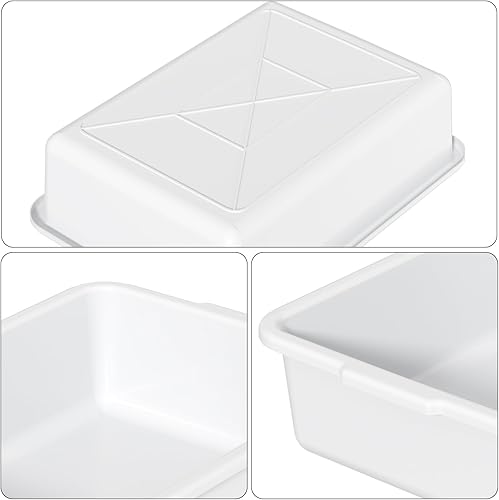 Miniatura 3 de Readsky Caja de autobús plástica comercial de 8 litros, 5 paquetes de tuberías plásticas del autobús del restaurante