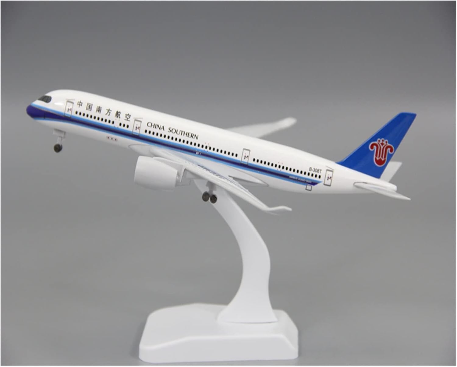 Die Cast Plane for B737 Static Die Casting Alloy Simulation Scale Model Aircraft Adult Collection 20Cm Finished Metal Airplane