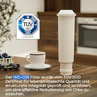 Waterdrop Kaffee Filterpatrone, Ersatz für Melitta® Wasserfilter, F088 Krups® Wasserfilter, Nivona®, Kompatibel mit Krups® EA829S, Jura®, Melitta® Barista TS und Mehr, TÜV SÜD Zertifiziert (4) – Ansicht 2