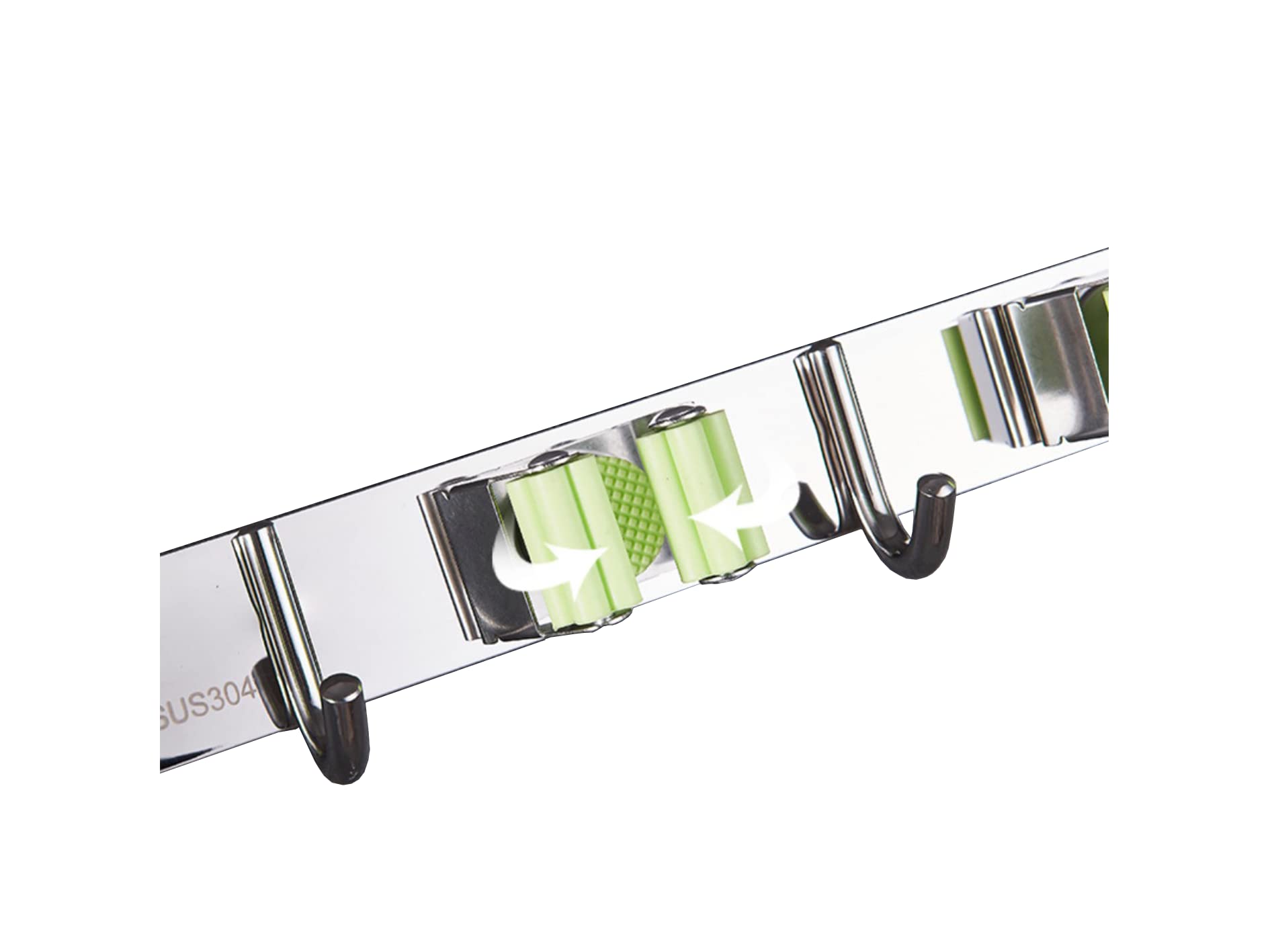 Carehabi 5 bezemhouders met 4 haken, bezemhouder, wandhouder, bezemhouder zonder boren of boren, zelfklevende gereedschapshouder, organizer voor Carehabi 5 bezemhouders met 4 haken, bezemhouder, wandhouder, bezemhouder zonder boren of boren, zelfklevende gereedschapshouder, organizer voor