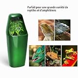 QingYi fontaine à boire pour reptiles, 800 ml et 3 débits photo 4