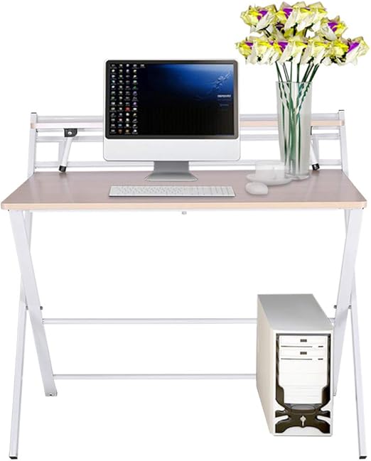 Mefedcy Furniture Small Folding Desk Computer Desk for