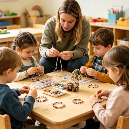 Kit de manualidades de cuentas 3D y abalorios creativos para decoración del hogar 3