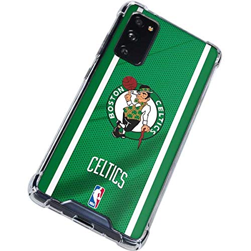 Skinit Clear Phone Case Compatible with Galaxy S20 FE - Officially Licensed NBA Boston Celtics Design