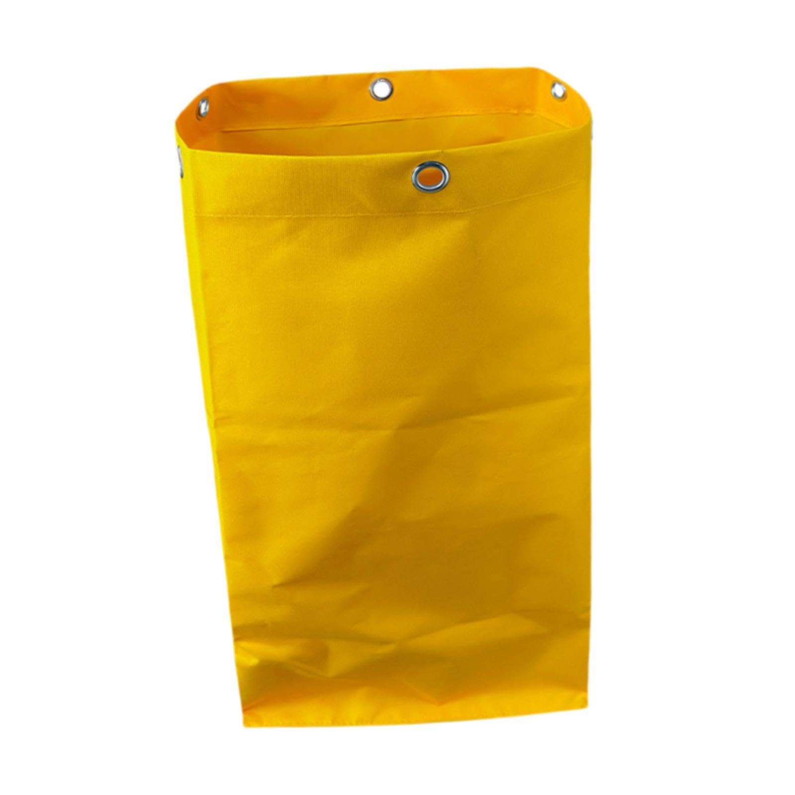 Ersatz Reinigungswagenbeutel, Doppellagig, Wasserdicht, Aus Oxford Material mit Stahlösen, Geeignet für Gewerbliche Reinigungswagen, 72x25x35cm