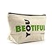 Makeup Bag - Extra Large Washable Canvas Cosmetics Pouch With Zipper for Beauty & Make Up Products - Best for Travel Storage for Skincare & Haircare - Large Travel Size