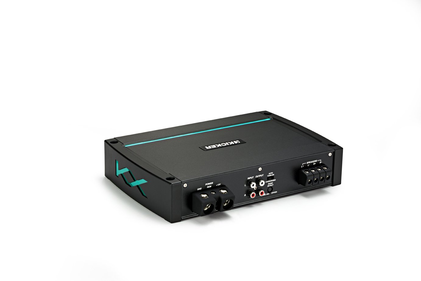 Kicker KXMA12002 KXMA1200.2 2x600-Watt Two-Channel Full-Range Class D Amplifier (Renewed)