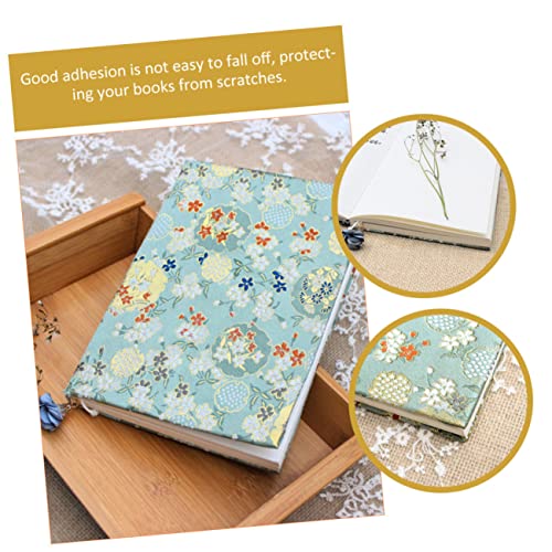 Tofficu 4 Pçs Capa De Livro De Pano Artesanal Decoração De Mão Bolsas De Livro Protetor De Livro Man