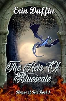 Paperback The Heir of Bluescale (Throne of Fire) Book