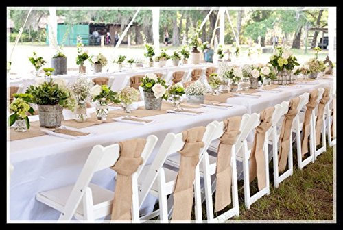 Boyspringg Burlap Table Runner Roll 10 Yards Rustic Jute Country Thanksgiving Christmas Baby Wedding Party Decoration Table Decor #TOP6