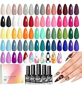 Amazon | PEACECOLOR ジェルネイルキット 全39点 22色ジェルネイル