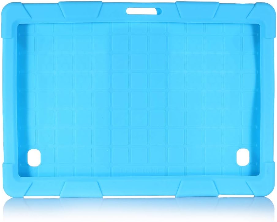 HminSen Case for Dragon Touch Notepad K10 / Max10 Tablet, Silicone Stand Cover Compatible Dragon Touch K10, Victbing 10, ZONKO 10.1，Hoozo 10, Winsing 10, Lectrus 10.1 Android Tablet (Sky Blue)