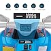 TOBBI 6V Ride On ATV with Trailer,4 Wheeler Electric Quad Vehicle for 3-6 Year,Electric Ride On Toy w/Music,Bluetooth,Safety Belt,Battery Powered 4-Wheeller Quad Car Toy