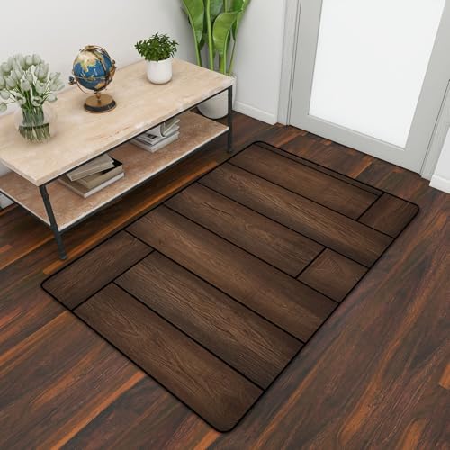 3x5 Area Rugs for Entryway Washable Rug for Bedroom Dark