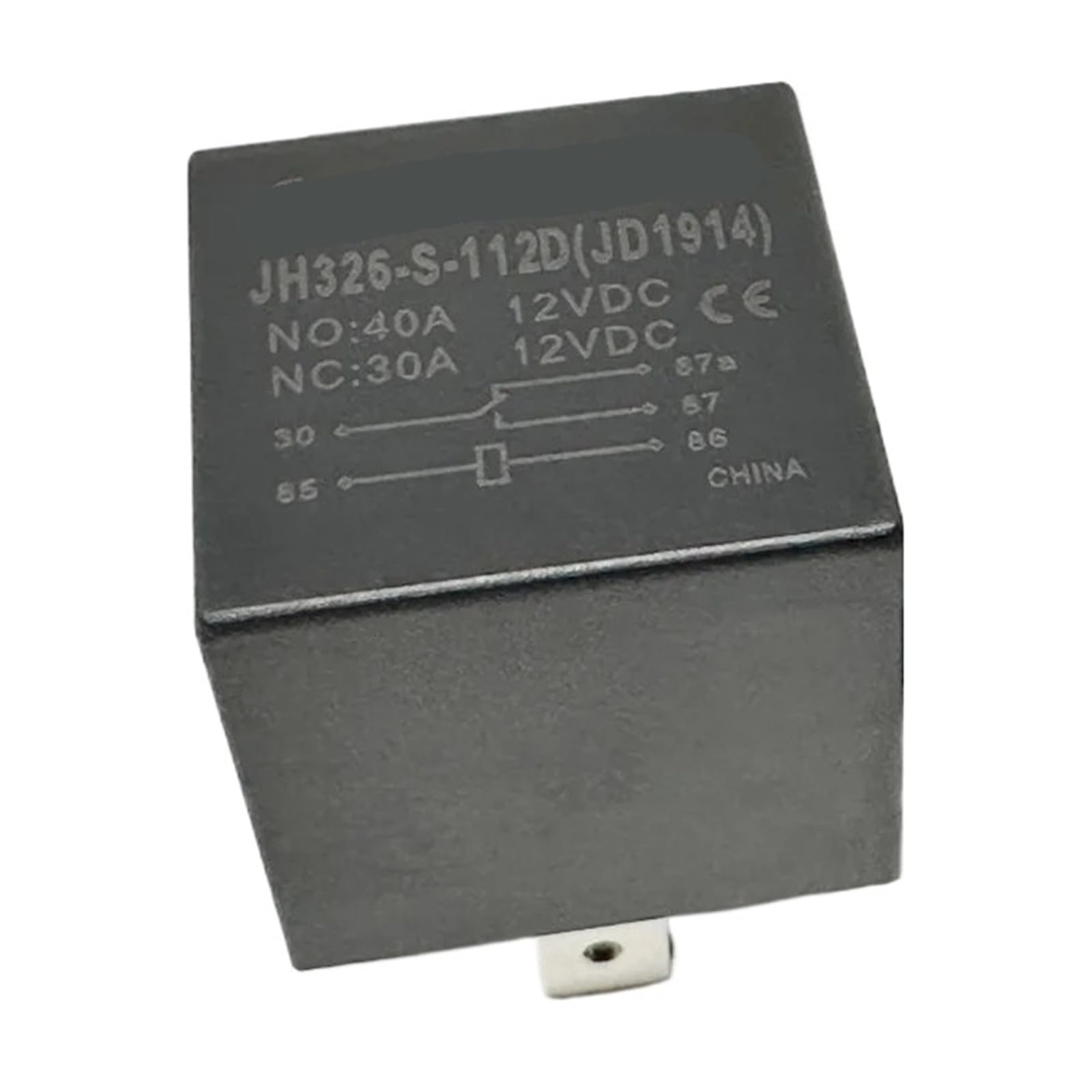 Relé de 5 pines JH326-S-112D soluciona fallos de arranque 40A 3