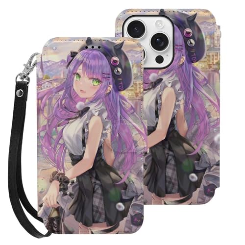 iPhone 16 Pro ��p�P�[�X �蒠�^ �������A�j���� VTuber �g���l �X�}�z�P�[�X �y�Ռ��z������TPU�f�� �S�ʕی�z ���z�^ IPhone��p�P�[�X/�J�o�[ �D/�J�[�h���[ ���u��/�X�^���h�@�\ �y�� �Ռ��z�� �����Y�ی� �w��h�~ 