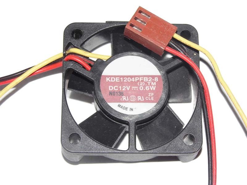 zyvpee4cm KDE1204PFB2-8 12V 0.6W 3Wire Cooling Fan