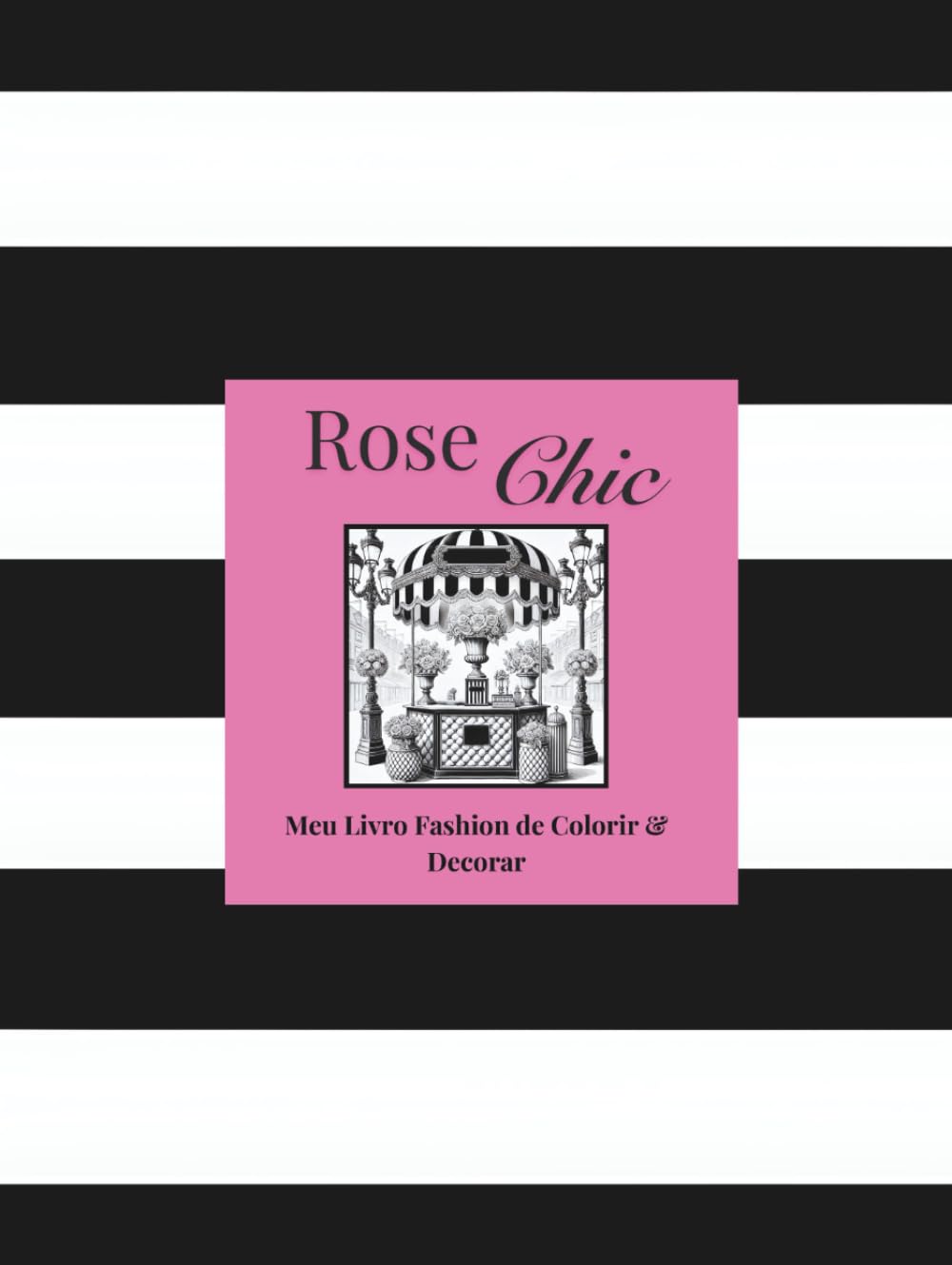 Rose Chic livre de coloriage mode, le cadeau créatif idéal