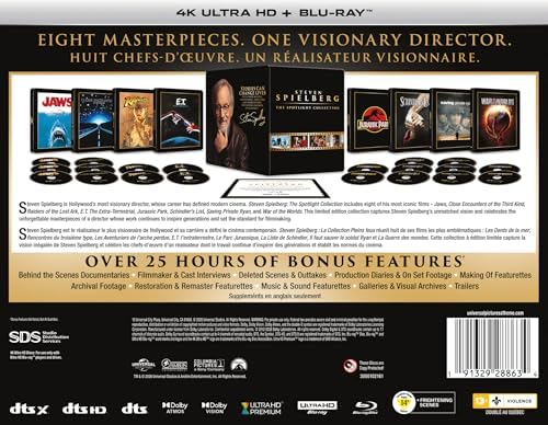 Steven Spielberg: The Spotlight Collection - Limited Edition Steelbook Library Case [Blu-ray] - 2
