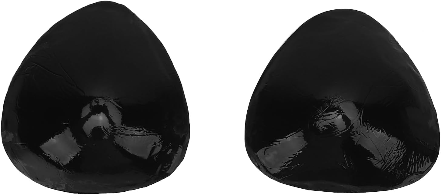 Dioche Sticky Bra Pads Doublesided Selfadhesive Breathable Pads Suitable for Bras and Bikinis - Increase Support and Aesthetics, Black (Black)