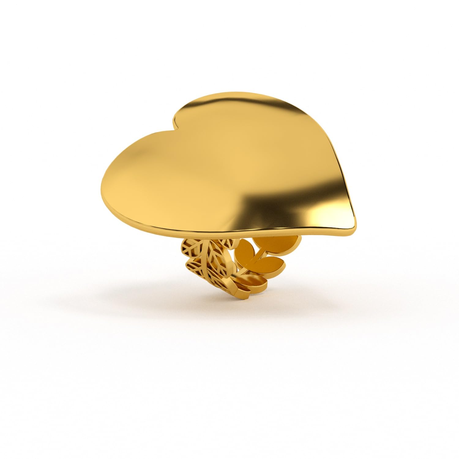 Golden Drift Ring for Womens (Size- Adjustable) - Waterproof & Anti-Tarnish, Gift for Girls & Women-image-45