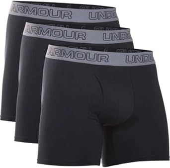Under Armour Mens Charged Cotton Stretch 6 Boxerjock 3-Pack
