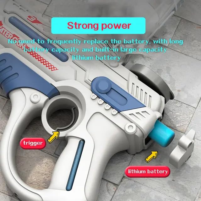Image of PoPo Toys Holi Stroke Electric Gun | High Pressure | Multicolor | Loved by Every Child (Stroke Electric Gun - Best)