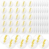 Teling 200 Pcs Lightning Bolt Helmet Stickers Baseball Helmet Award Stickers 1.1 Inch Football Helmet Decals Self Adhesive Award Stickers for Helmet Windows Walls Laptop Lockers Hockey Lacrosse