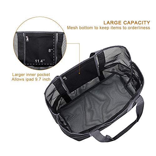 Mesh-Beach-BagToy-Tote-Bag-with-Waterproof-Inside-Pockets-for-iPadLightweight-Foldable-Mesh-Tote-Bag-for-Beach-Picnic