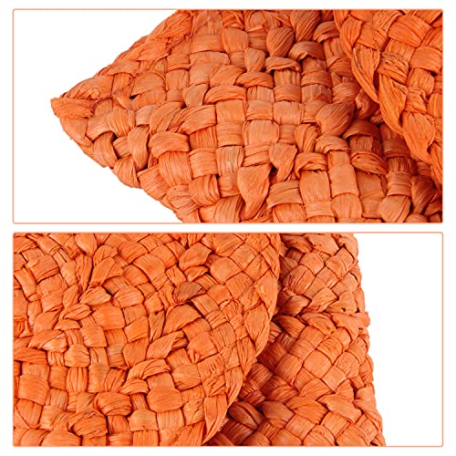 Image of Fecialy Straw Clutch Purses Straw Purses for Women Envelope Woven Clutch Handbags Summer Beach Bags