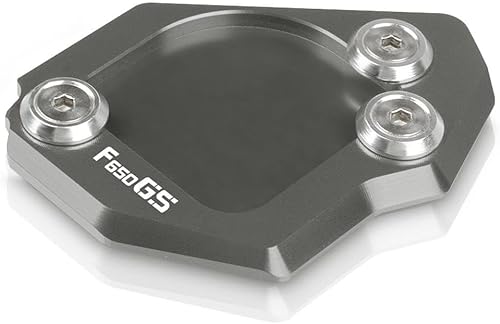 Miniatura 4 de Motorcycle Side Stand pad CNC Side Stand Cover Kickstand Support Pad Support Shell for B&MW F650GS F650 GS F 650 GS 2007 2008 2009 2010 2011 2012