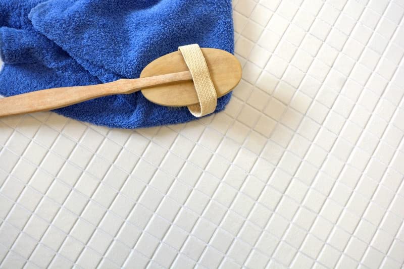 Azulejos De Mosaico De Cerámica Antideslizantes R10B, Color Blanco Antiguo, Antideslizante, Suelo De Ducha, Cocina, Baño