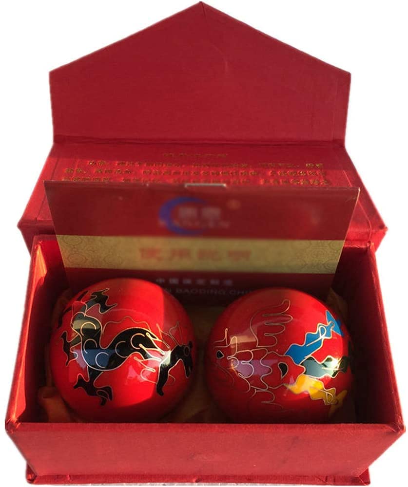 Palle Antistress per Adulti, Palle Baoding Palle Antistress per Adulti Palle per Esercizi Cinesi Palle Antistress per Esercizi di Salute Cinese Feng Shui Palle Antistress