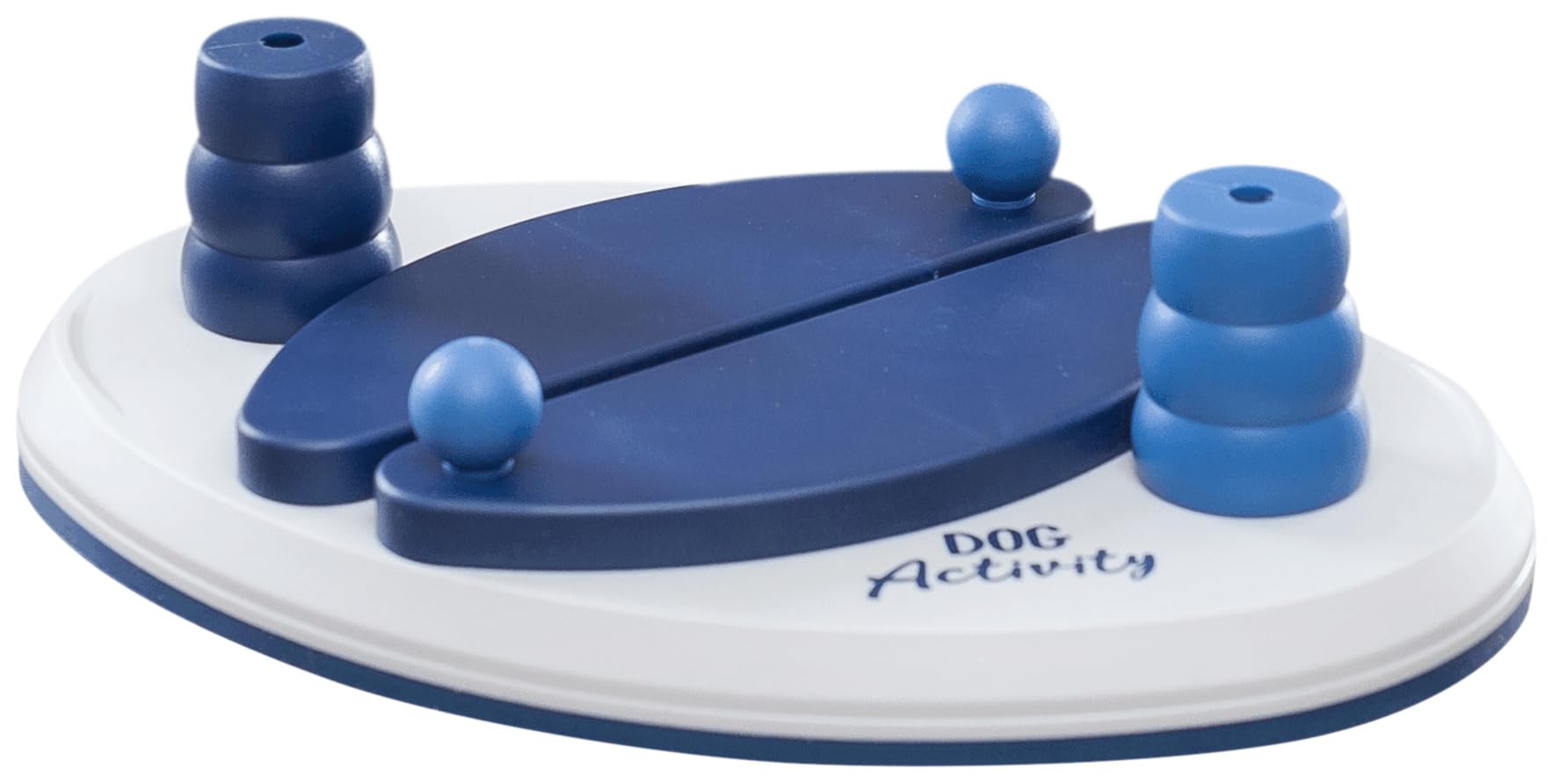 TRIXIE Hundespielzeug Intelligenz Dog Activity Strategiespiel „Push Away“ – Anspruchsvolles Intelligenzspielzeug für Hunde zur Beschäftigung, ø 25x17cm – 32018