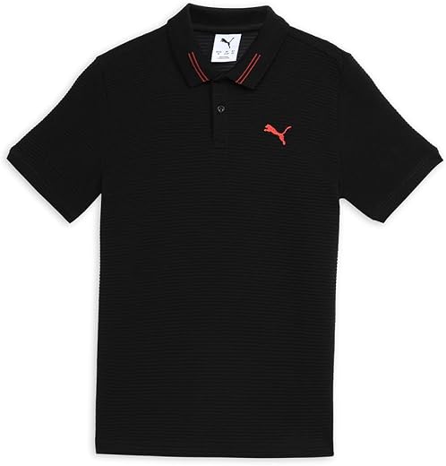 Puma Boy's Solid Regular Fit T-Shirt