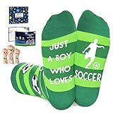 Juesly Soccer Gifts for Boys Kids - Soccer Socks for 6-8 Year Old Kid Boys Football Accessories Gear