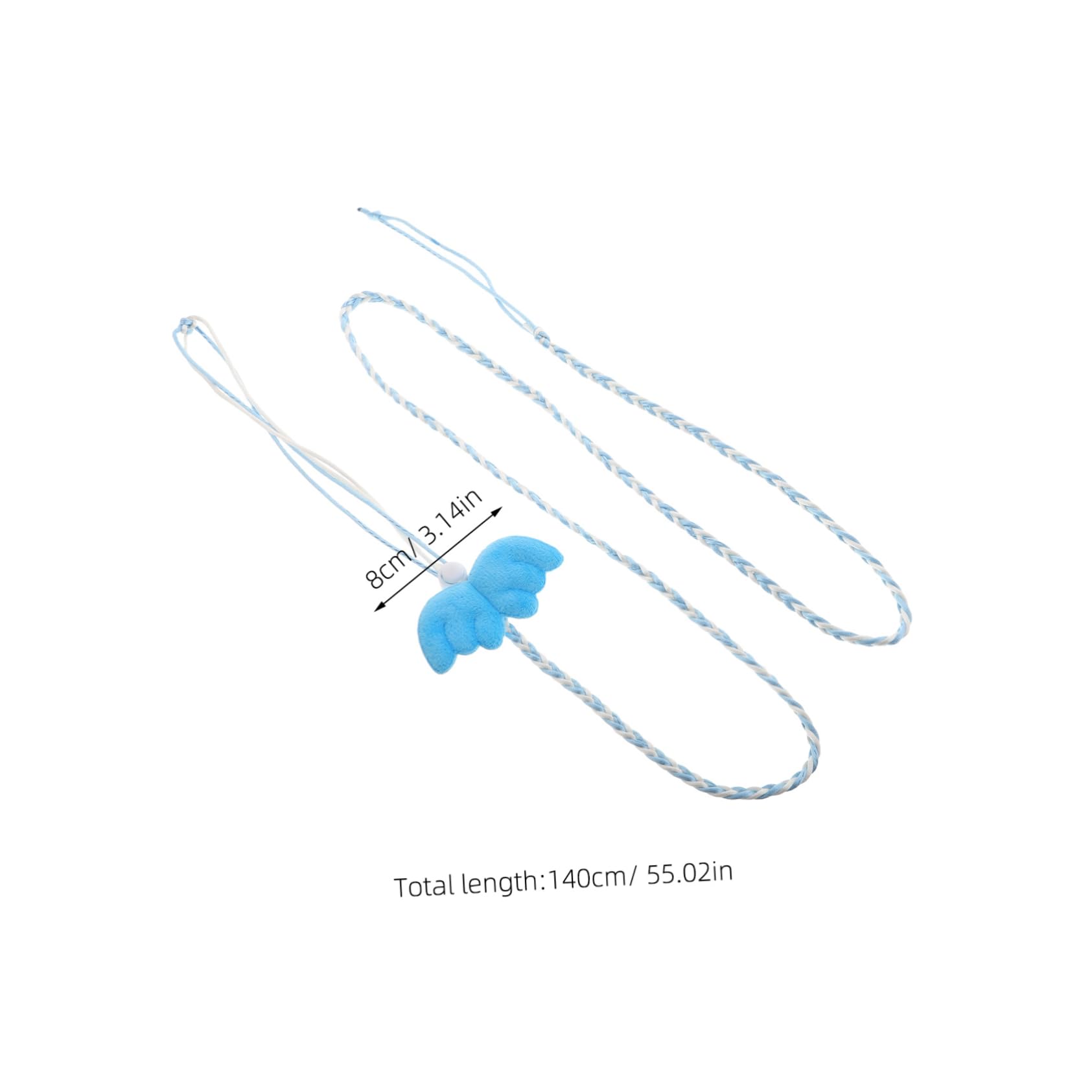 COLLBATH Miniature Animal Leash Harness Small Mammal Harness Angel Wings Design Comfortable Vest for Hamster Safe Walk Set