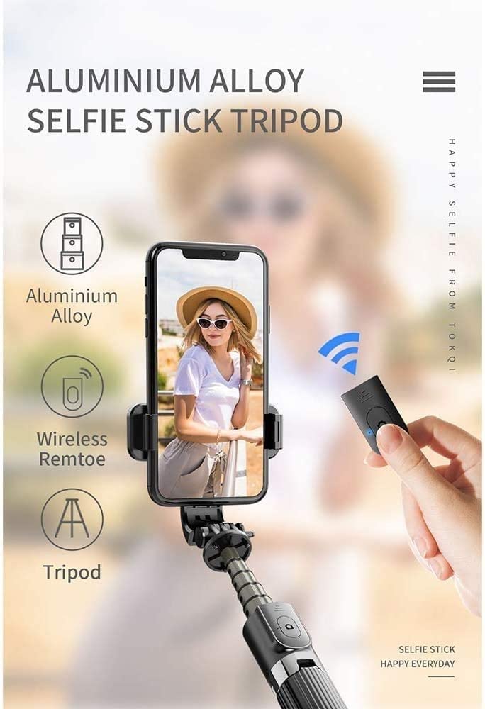 Selfie Stick Trípode, Extensible Bluetooth Selfie Stick con Control Remoto inalámbrico