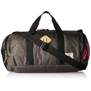 Gear Classic 30L Polyester Water Resistant Travel Duffle Bag – Grey Orange
