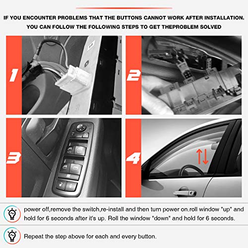 image for A-Premium Power Master Window Switch Front Driver Replacement for Dodg