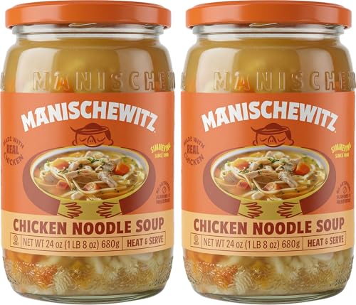 Manischewitz Chicken Noodle Soup, 24 oz (2 Pack) | Traditional