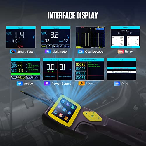 Autool Electric System Circuit Tester,Automotive Electrical System Tools,9V-30V Electrical System Diagnostic Tool With 2.4-Inch Lcd Display #TOP5