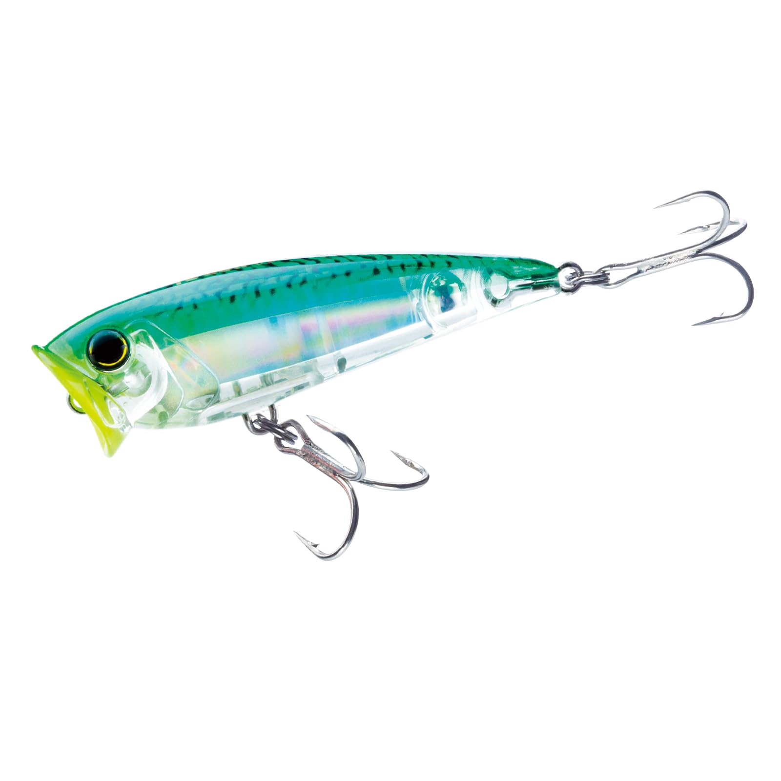 Yo-Zuri R1210-HGM 3D Inshore Popper, Color, Green Mackerel, 70mm 2-3/4" — image 1
