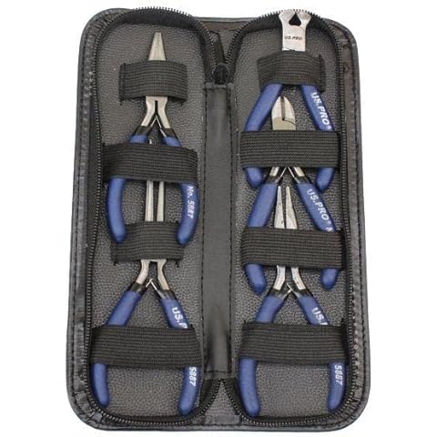 US PRO 5 Piece Mini Soft Grip Pliers Set Cover